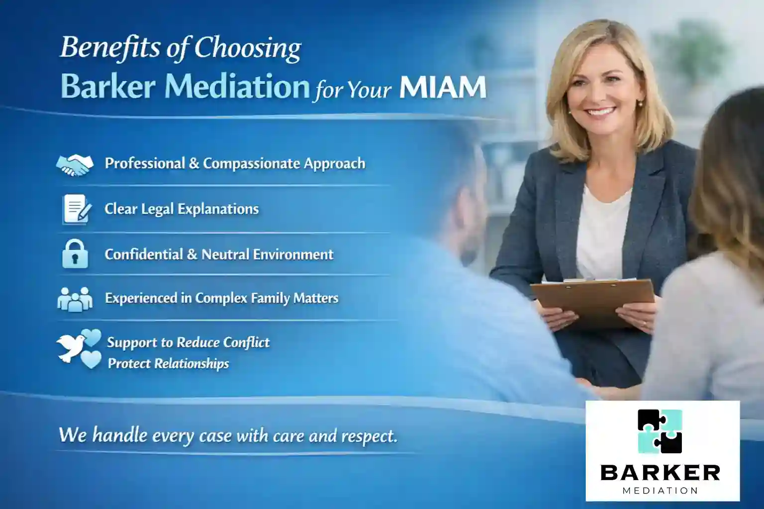 Benefits of Choosing Barker Mediation for Your MIAM Devon