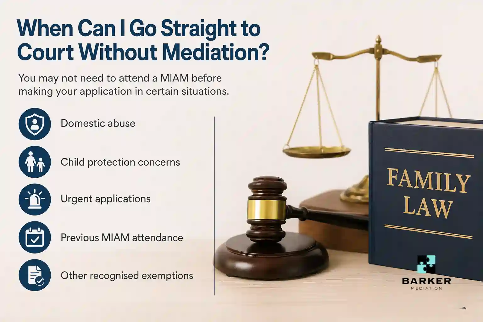 When Can I Go Straight to Court Without Mediation Devon?